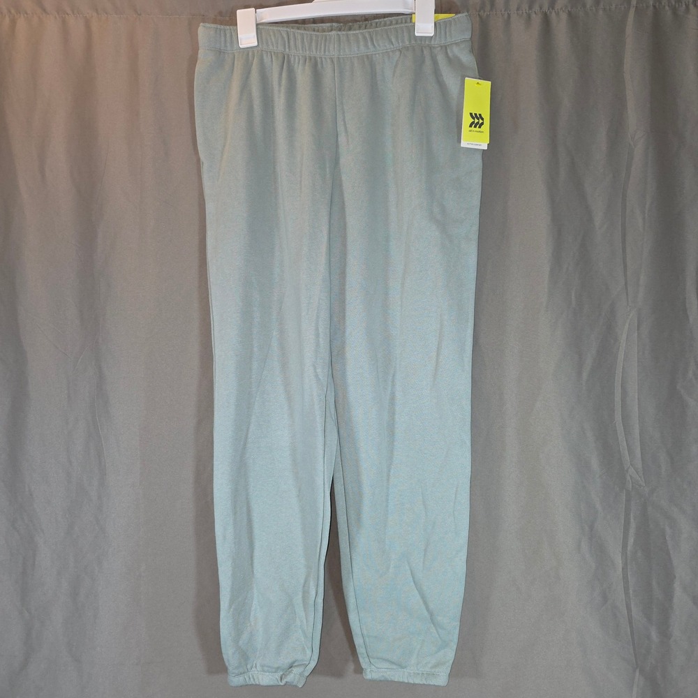 All in Motion Active Comfort Fleece Joggers Sage Green Mid Rise M F16815507